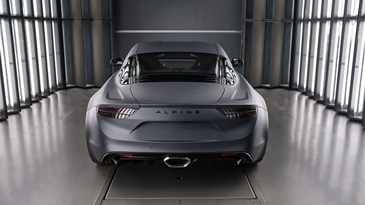 2024 Alpine A110 rear view