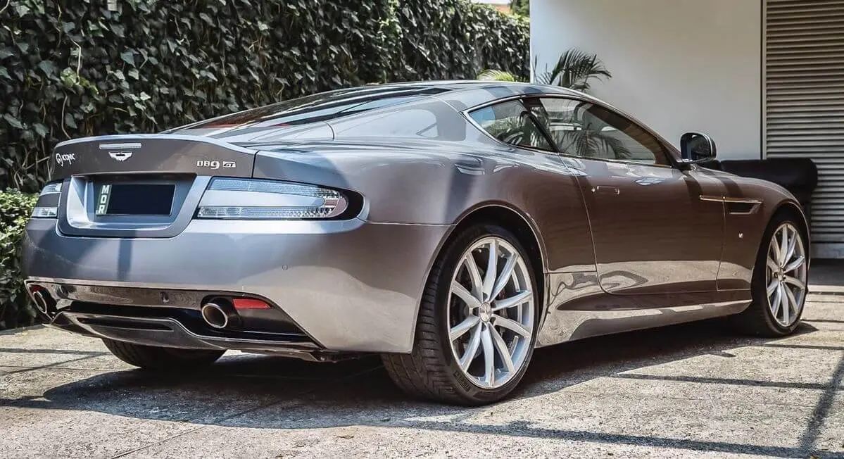 2004 Aston Martin DB9 rear view
