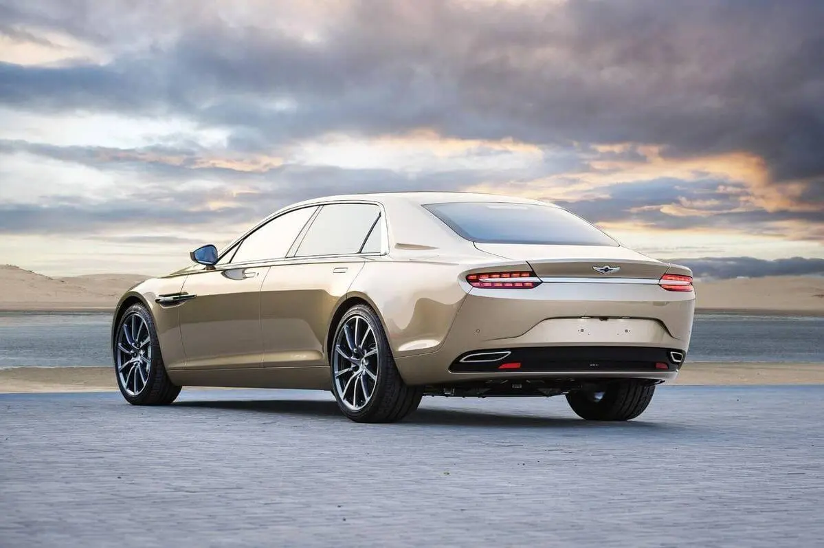 2015 Aston Martin Lagonda rear view