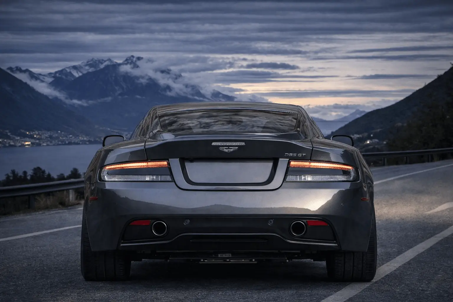 2019 Aston Martin Rapide rear view