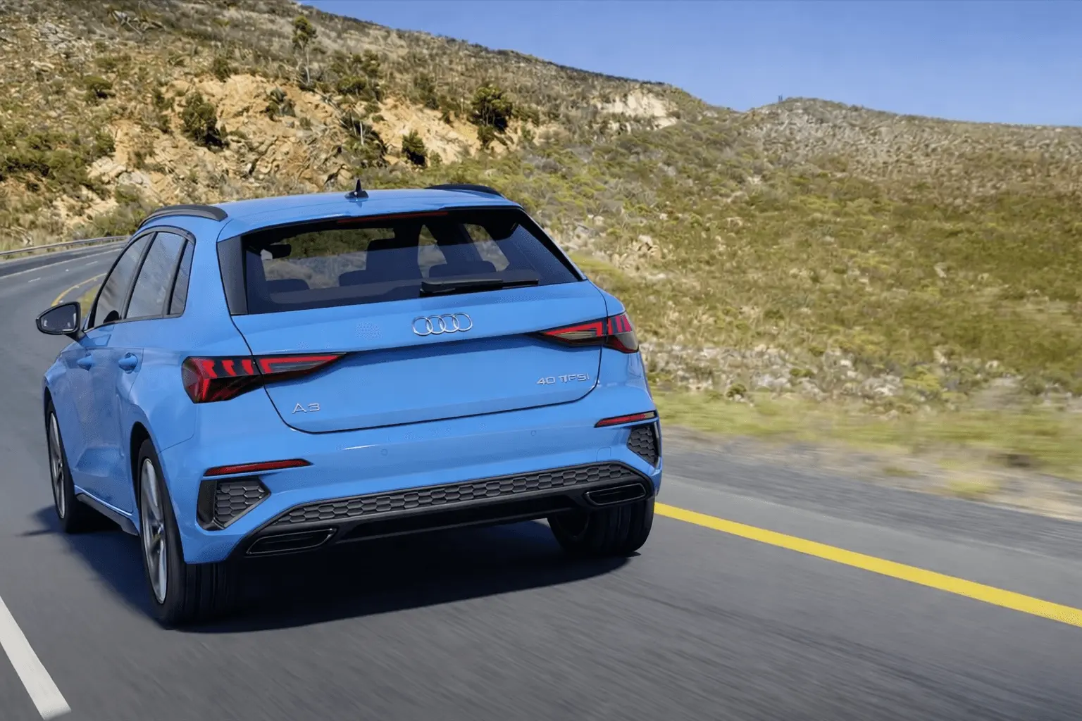 2024 Audi A3 rear view