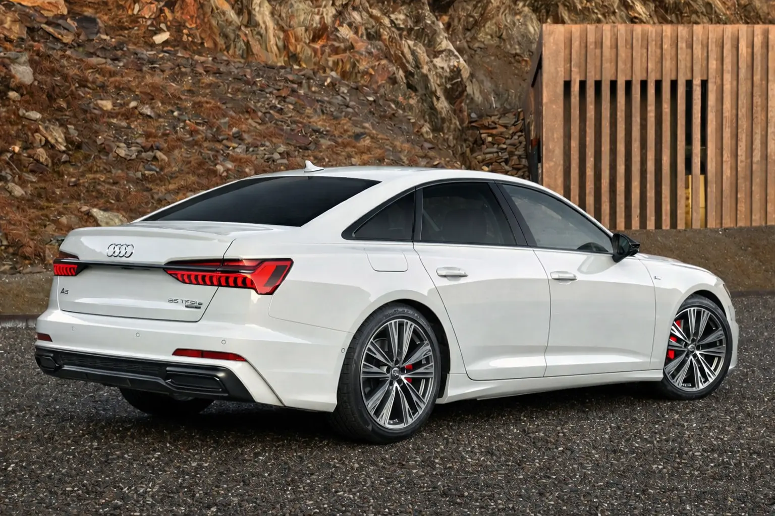 2022 Audi A6 rear view