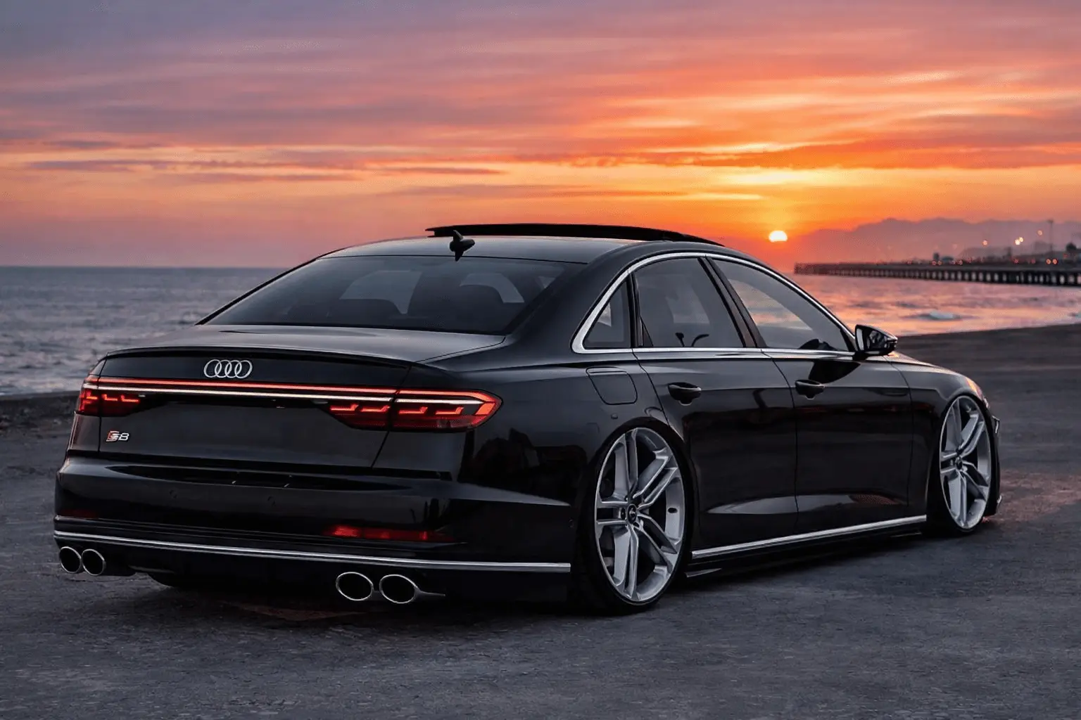 2024 Audi A8 rear view