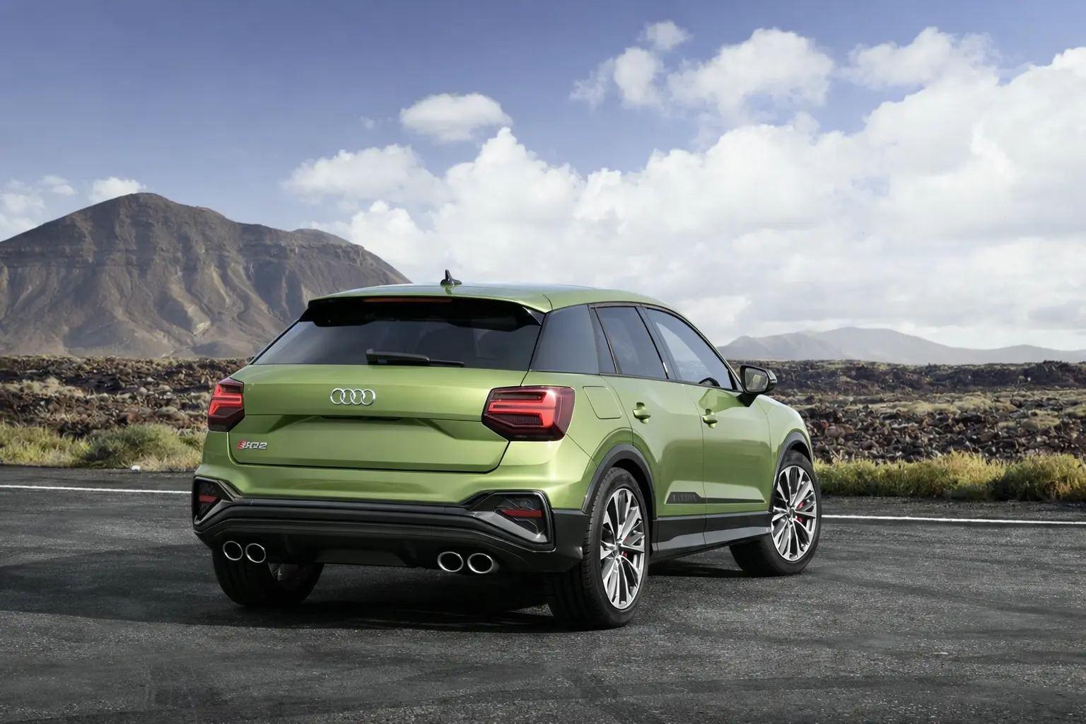 2022 Audi SQ2 rear view