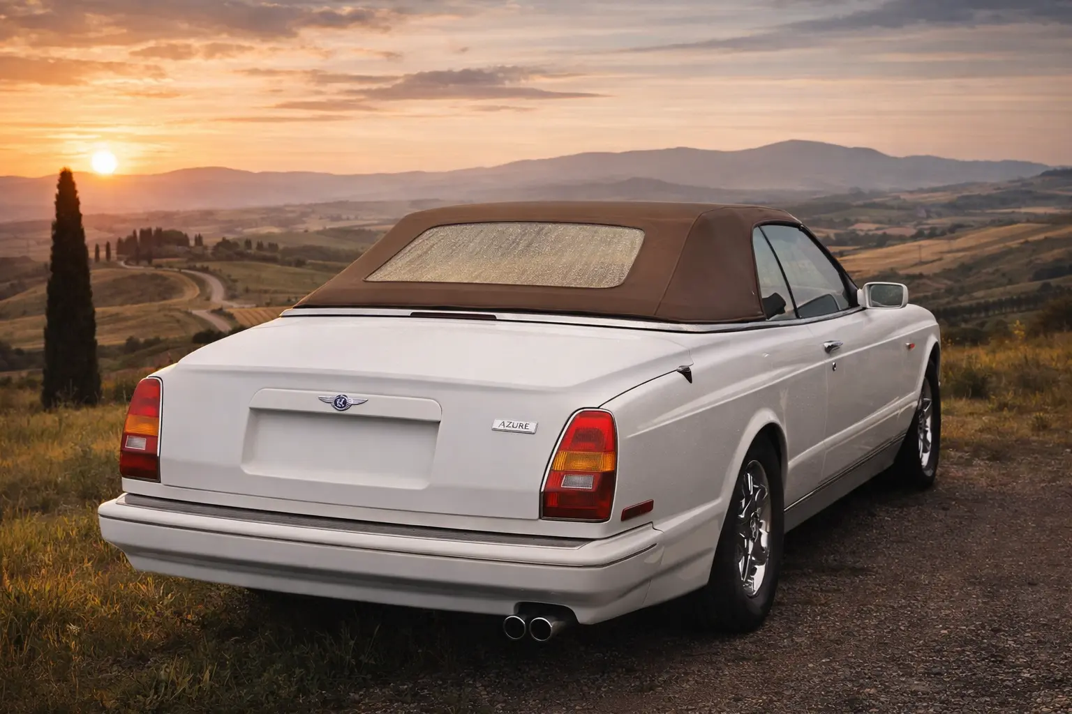2007 Bentley Azure rear view