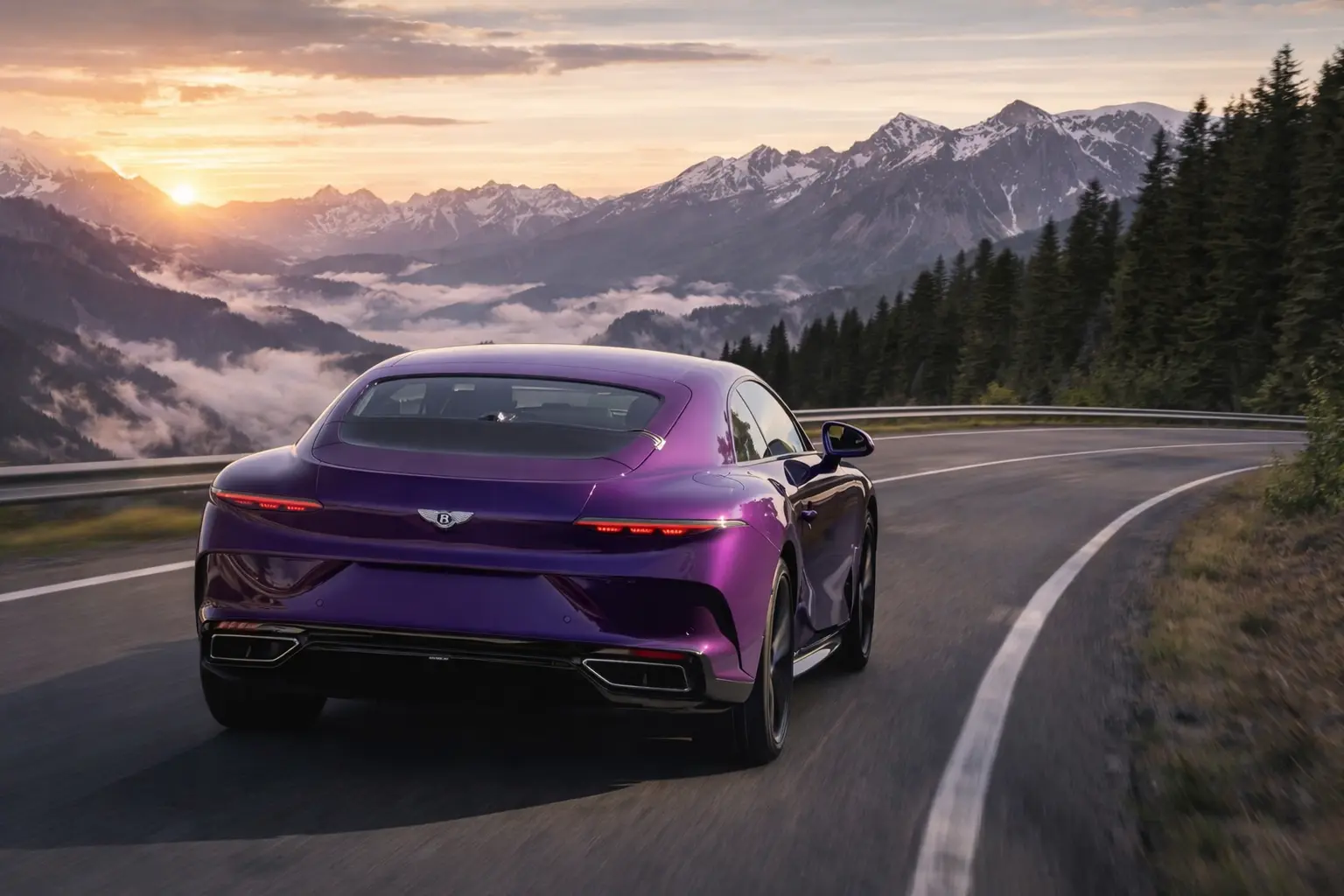 2024 Bentley Batur rear view