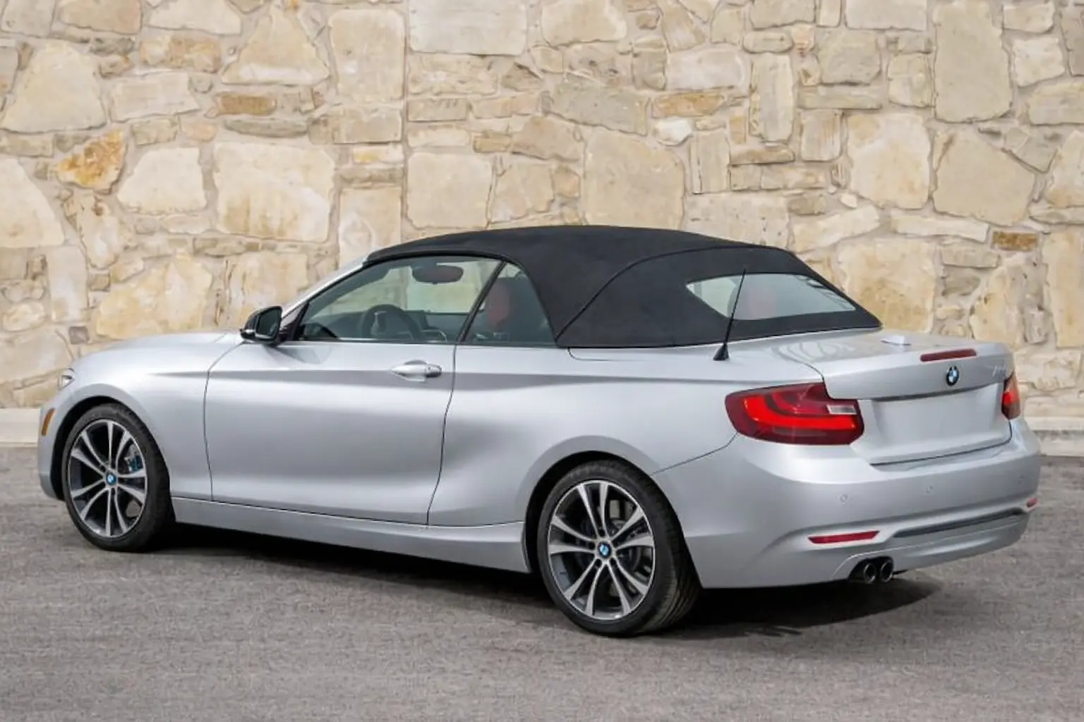 2020 BMW 220 rear view