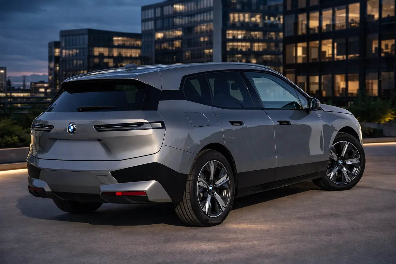 2024 BMW iX rear view