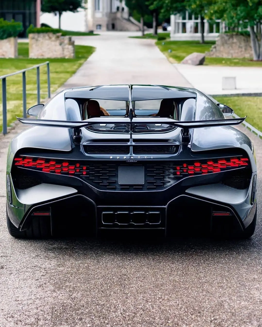 2020 Bugatti Divo rear view