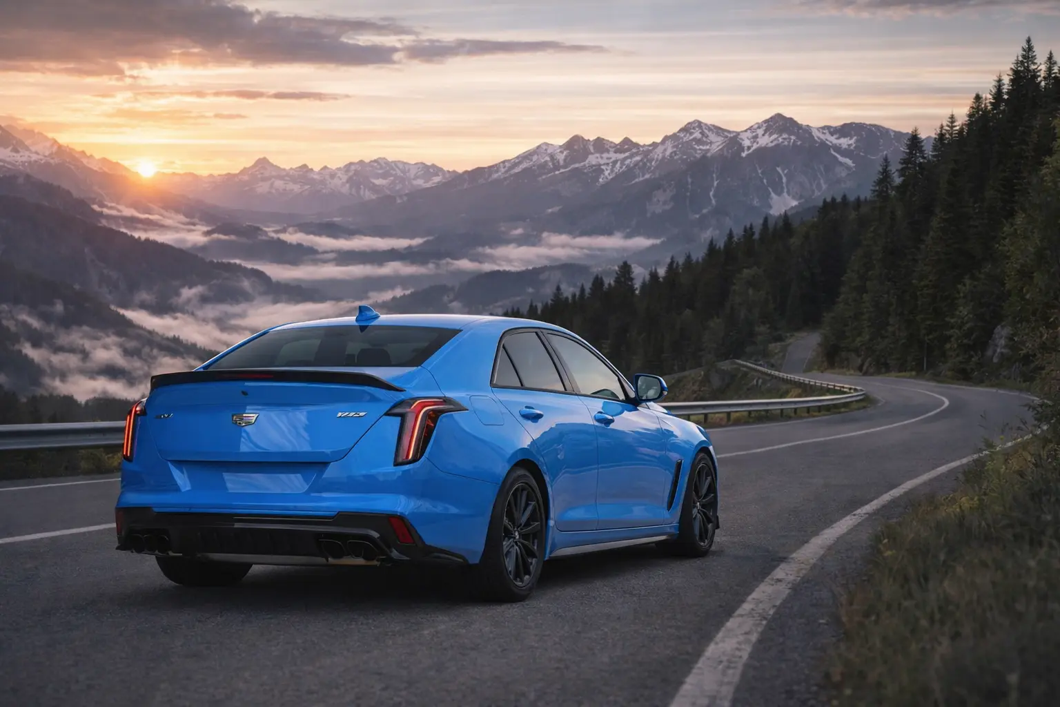 2025 Cadillac CT4 rear view