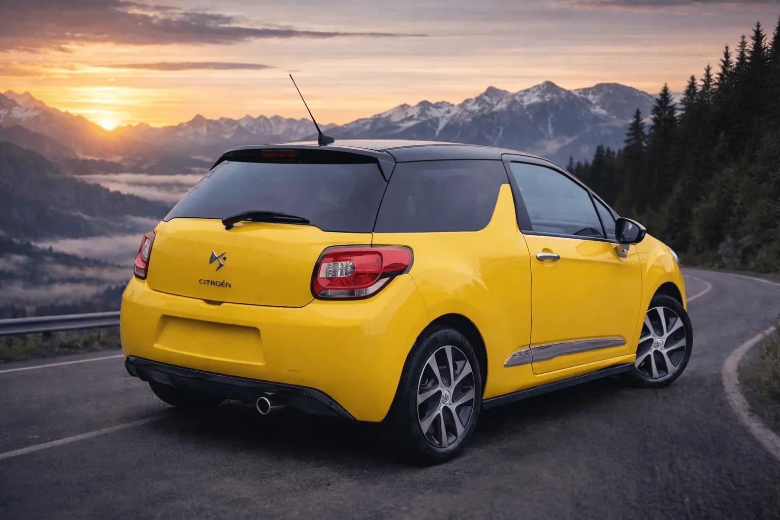 2022 Citroen DS3 rear view