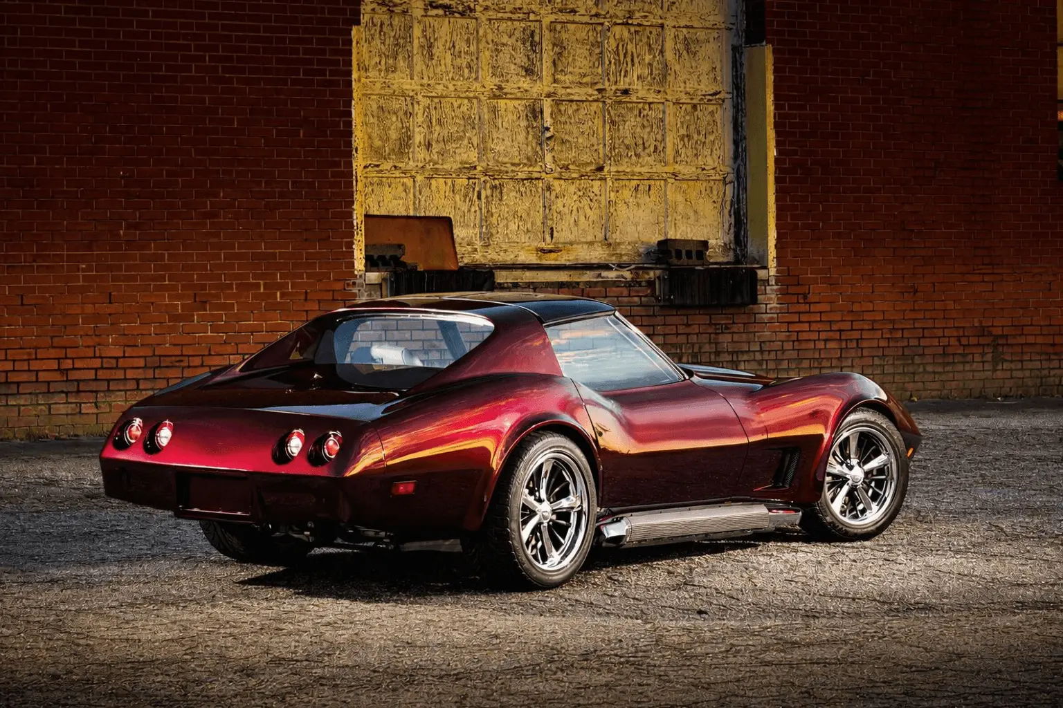 1995 Corvette C4 rear view
