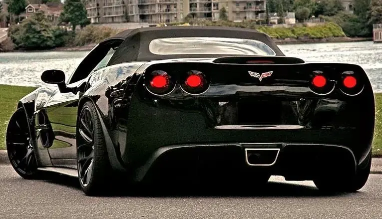 2008 Corvette C6 rear view