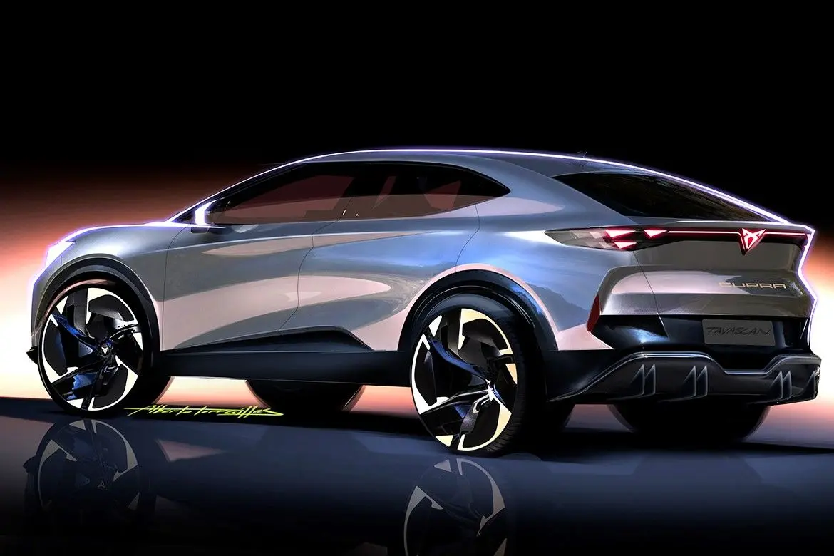 2024 CUPRA Tavascan rear view