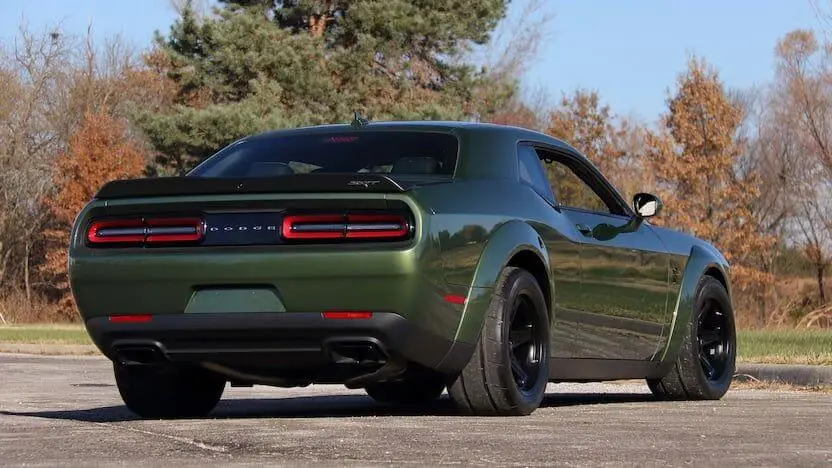 2018 Dodge Challenger rear view