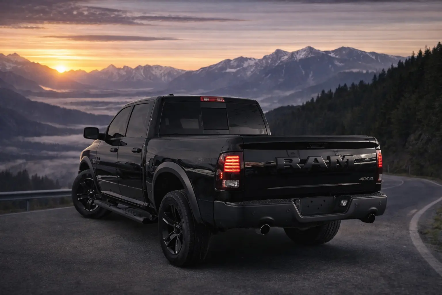 2024 Dodge RAM rear view