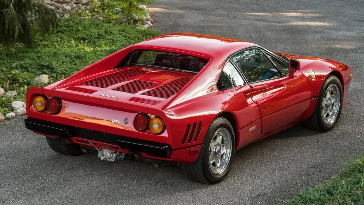 1988 Ferrari 208 rear view