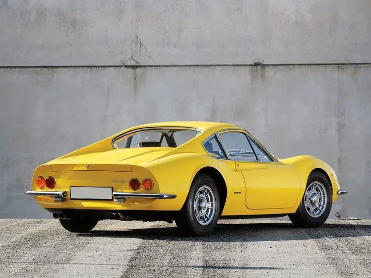 1972 Ferrari 246 rear view