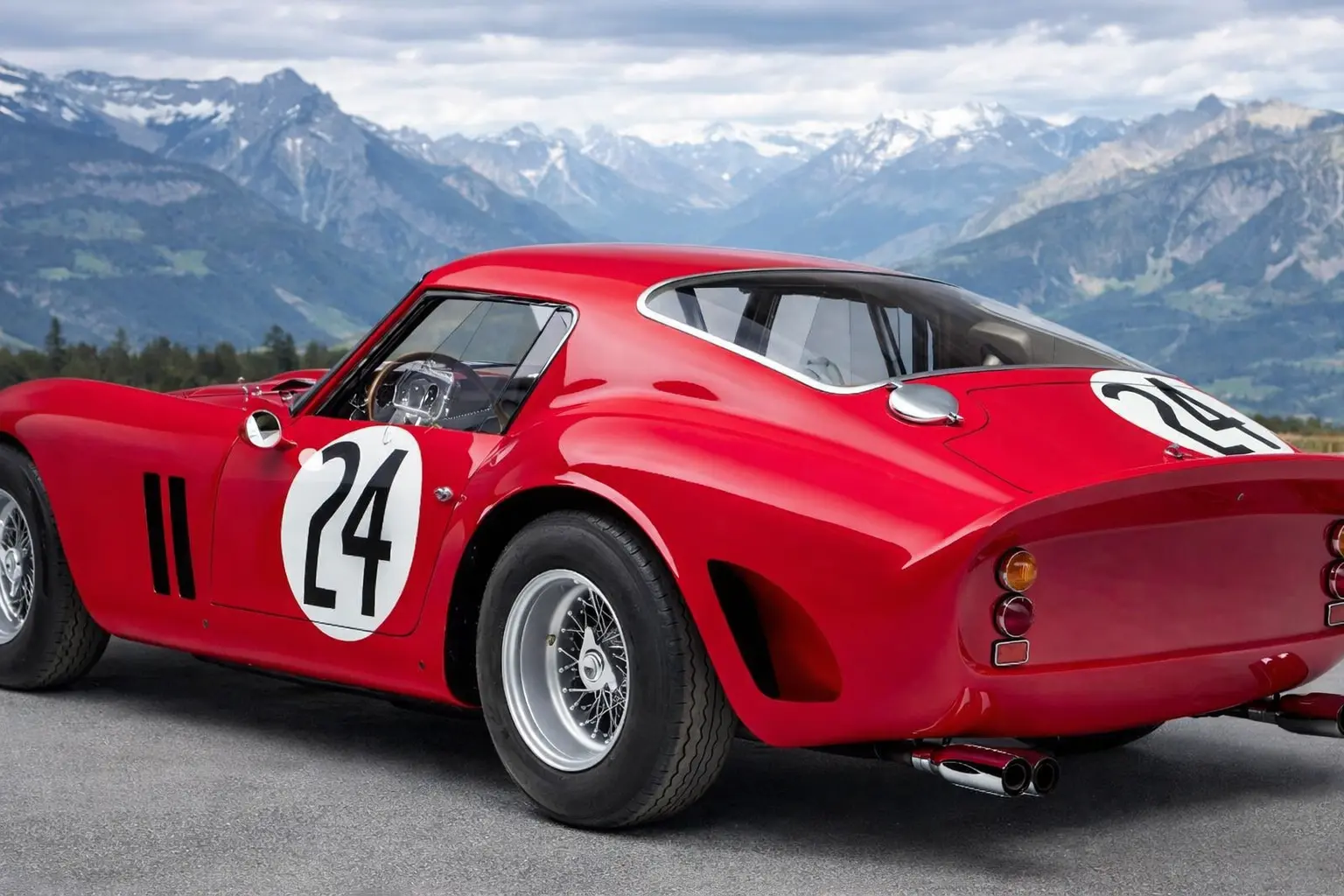 1959 Ferrari 250 rear view