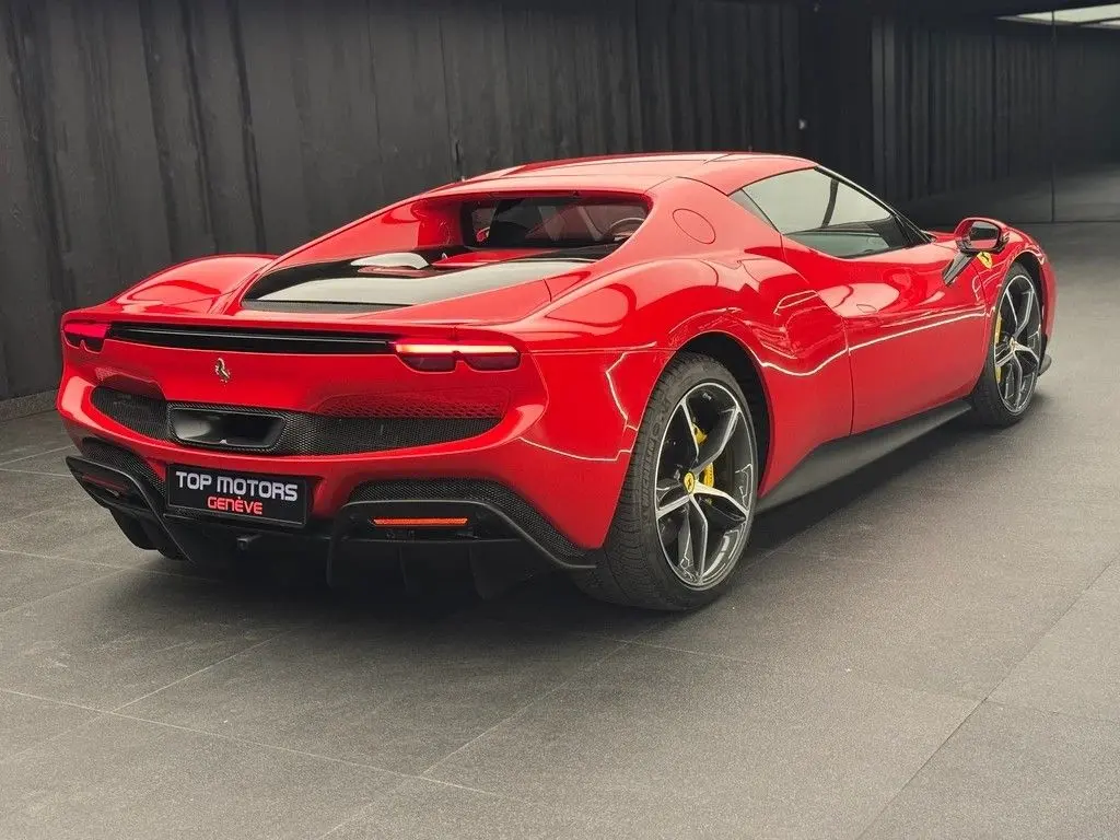 2025 Ferrari 296 rear view