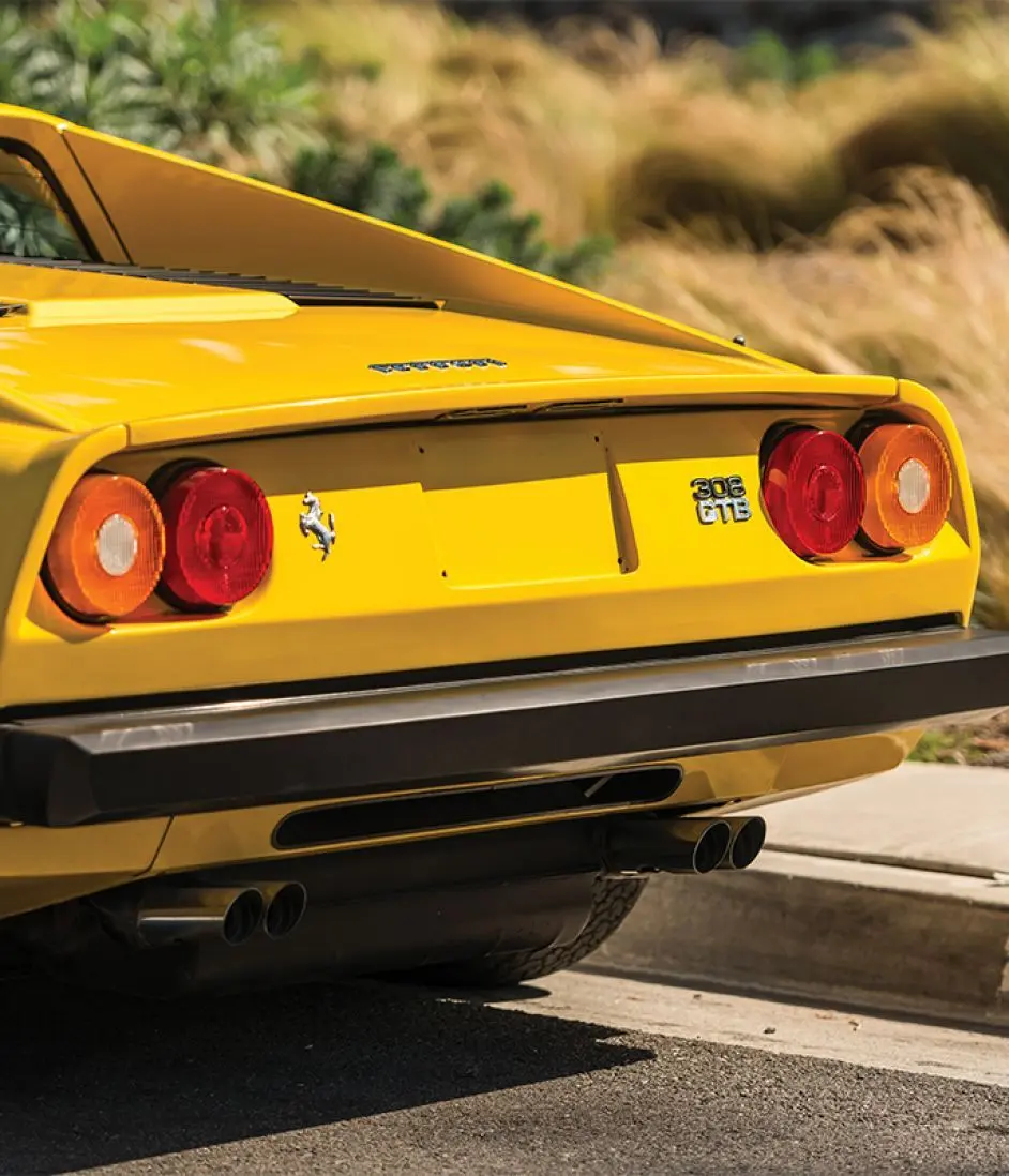 1984 Ferrari 308 rear view