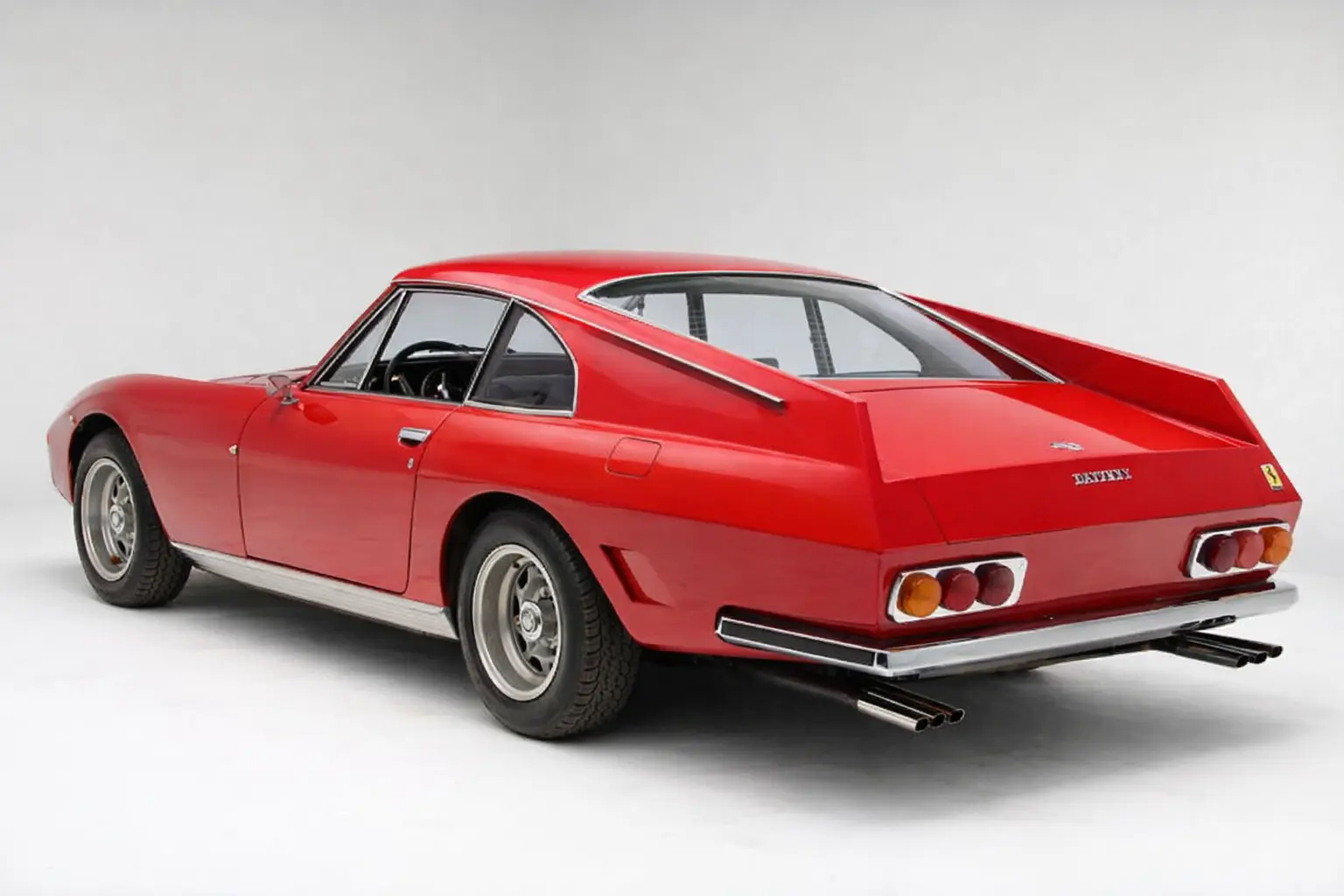 1967 Ferrari 330 rear view