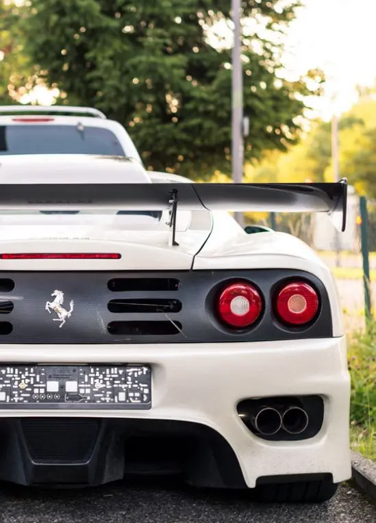 2004 Ferrari 360 rear view