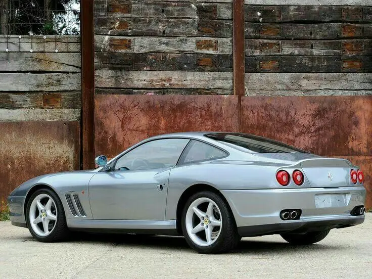 2001 Ferrari 550 rear view