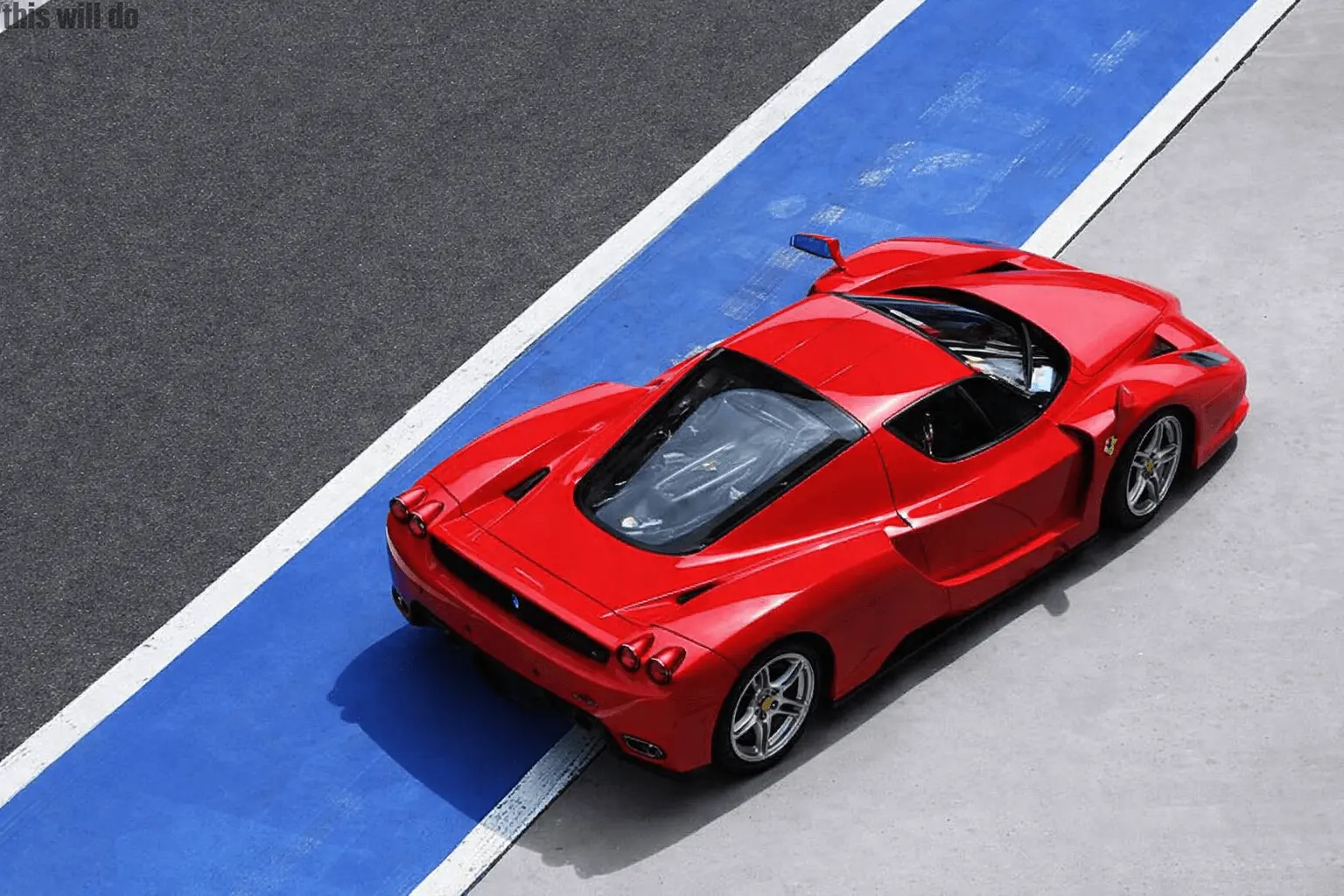 2004 Ferrari Enzo Ferrari rear view