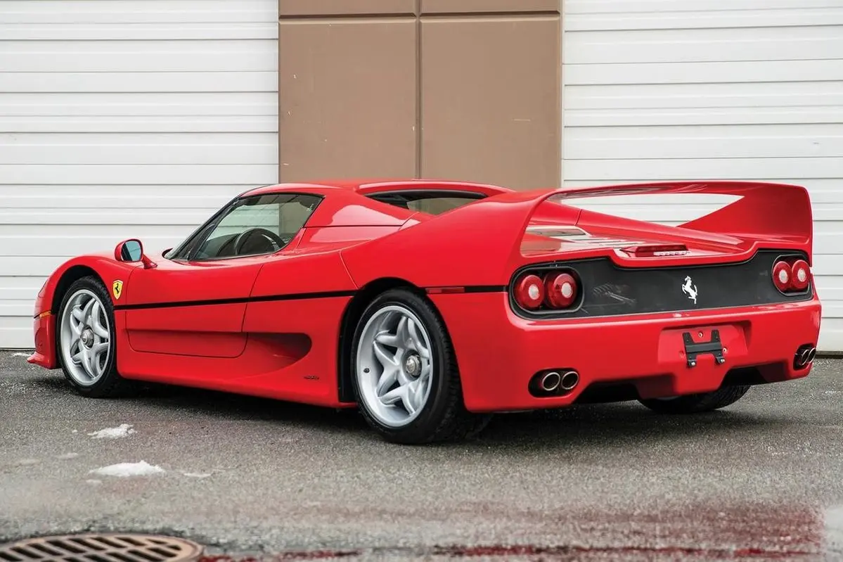 1996 Ferrari F50 rear view