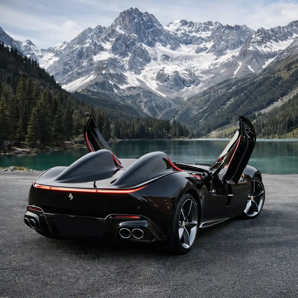 2021 Ferrari Monza rear view