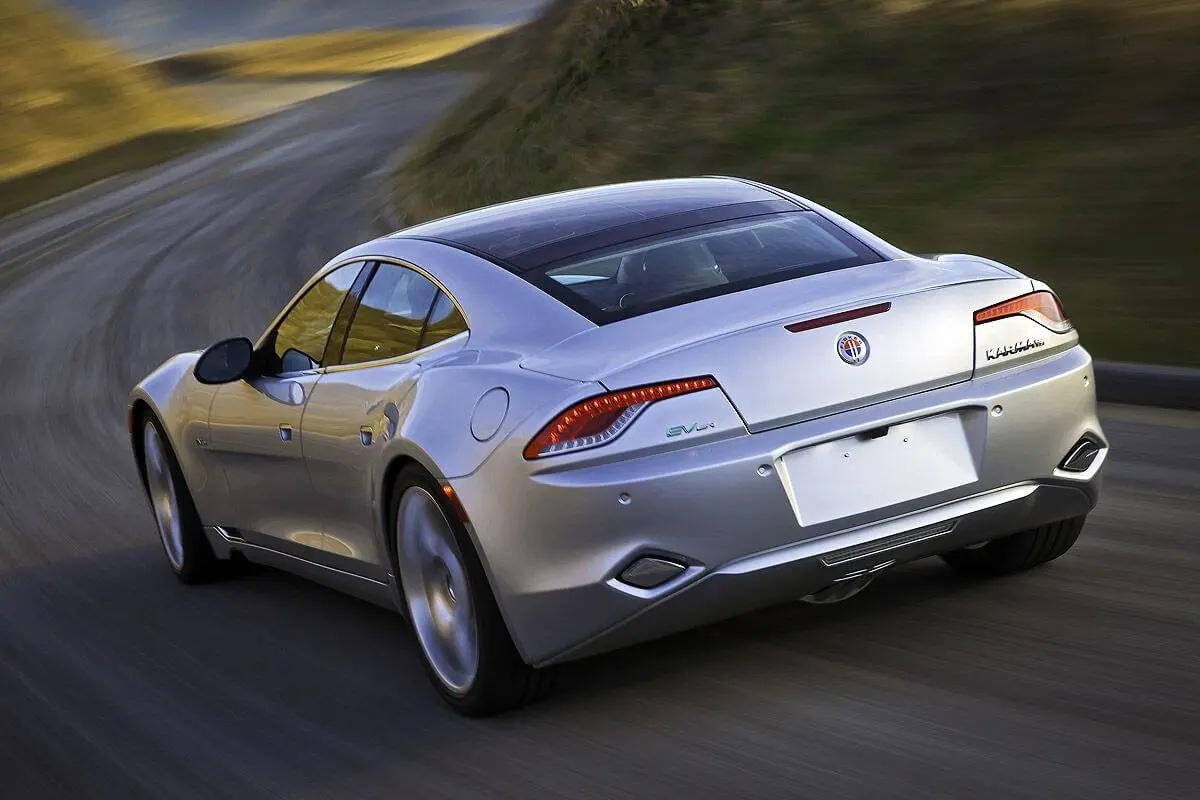2012 Fisker Karma rear view