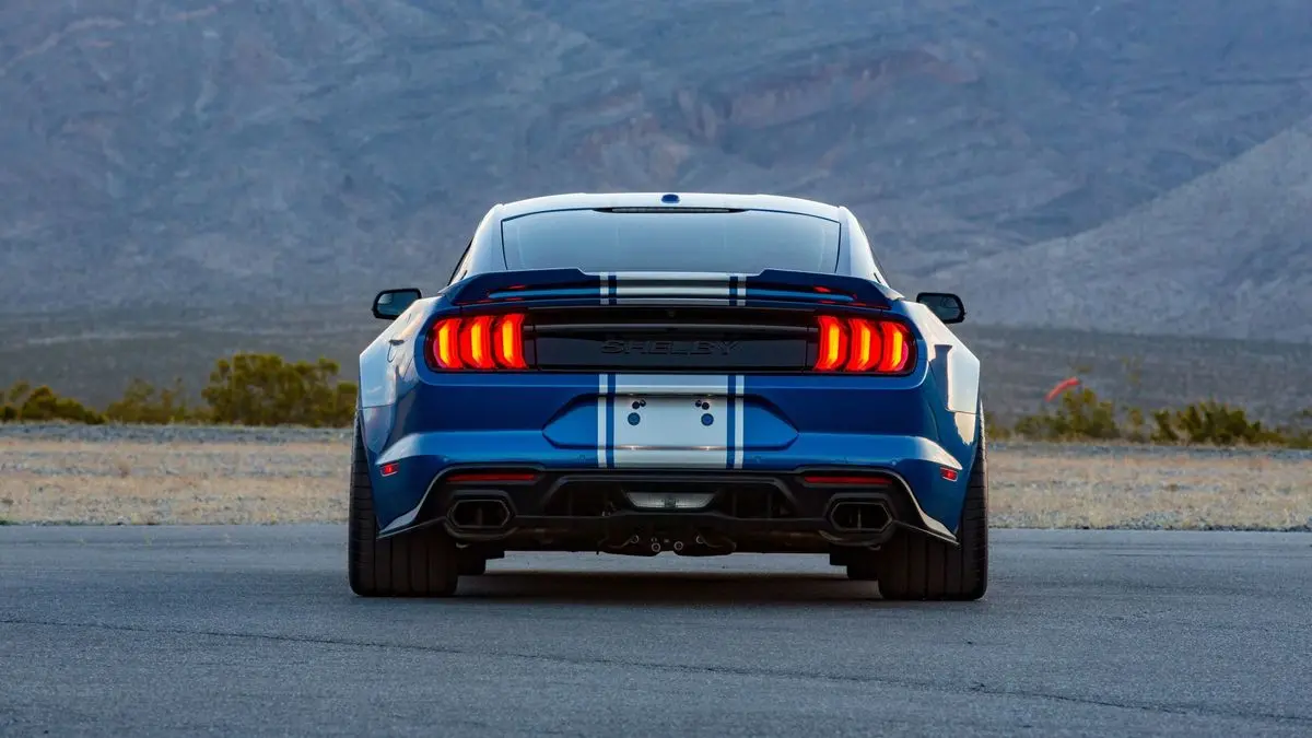 2020 Ford Mustang rear view