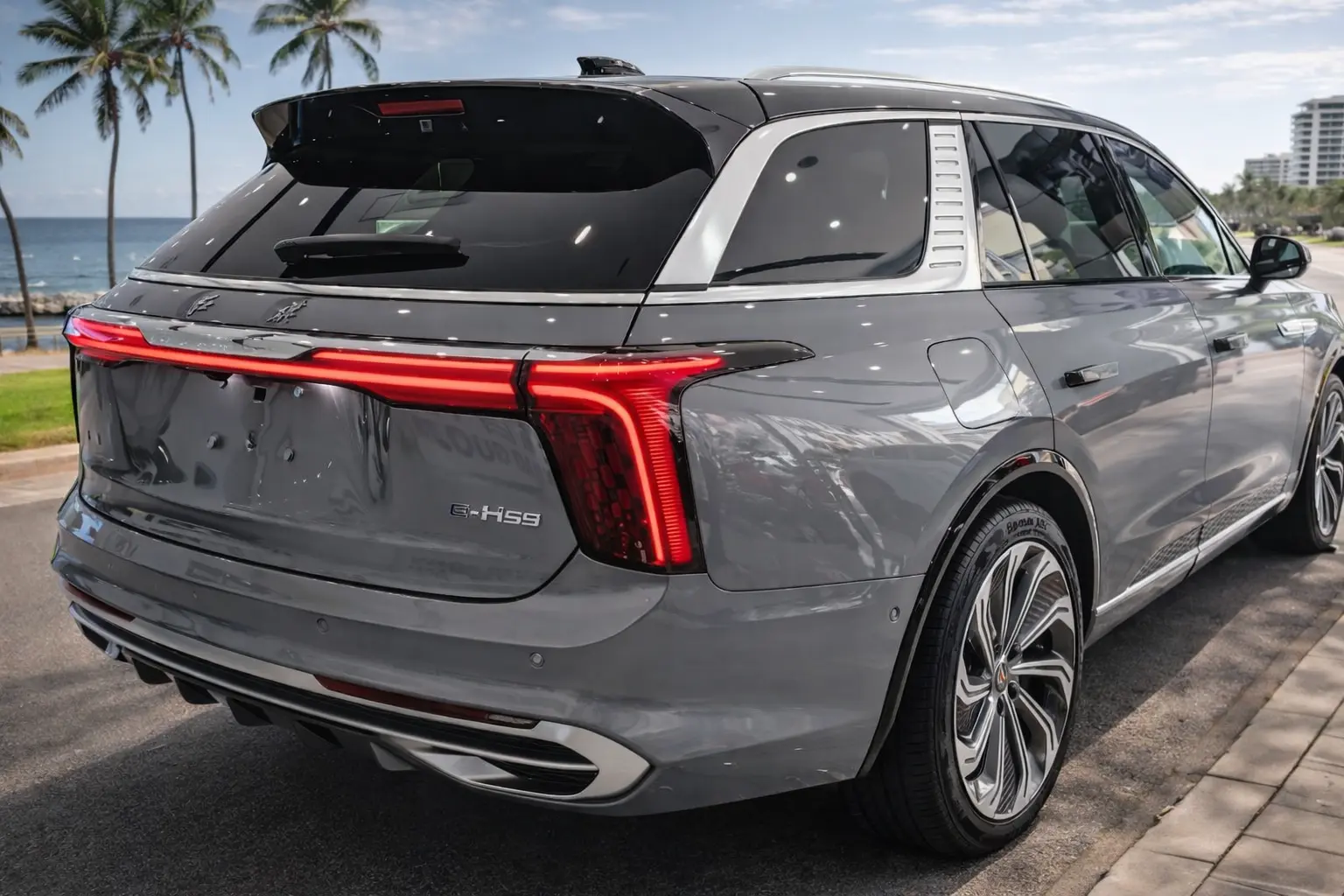 2024 Hongqi E-HS9 rear view