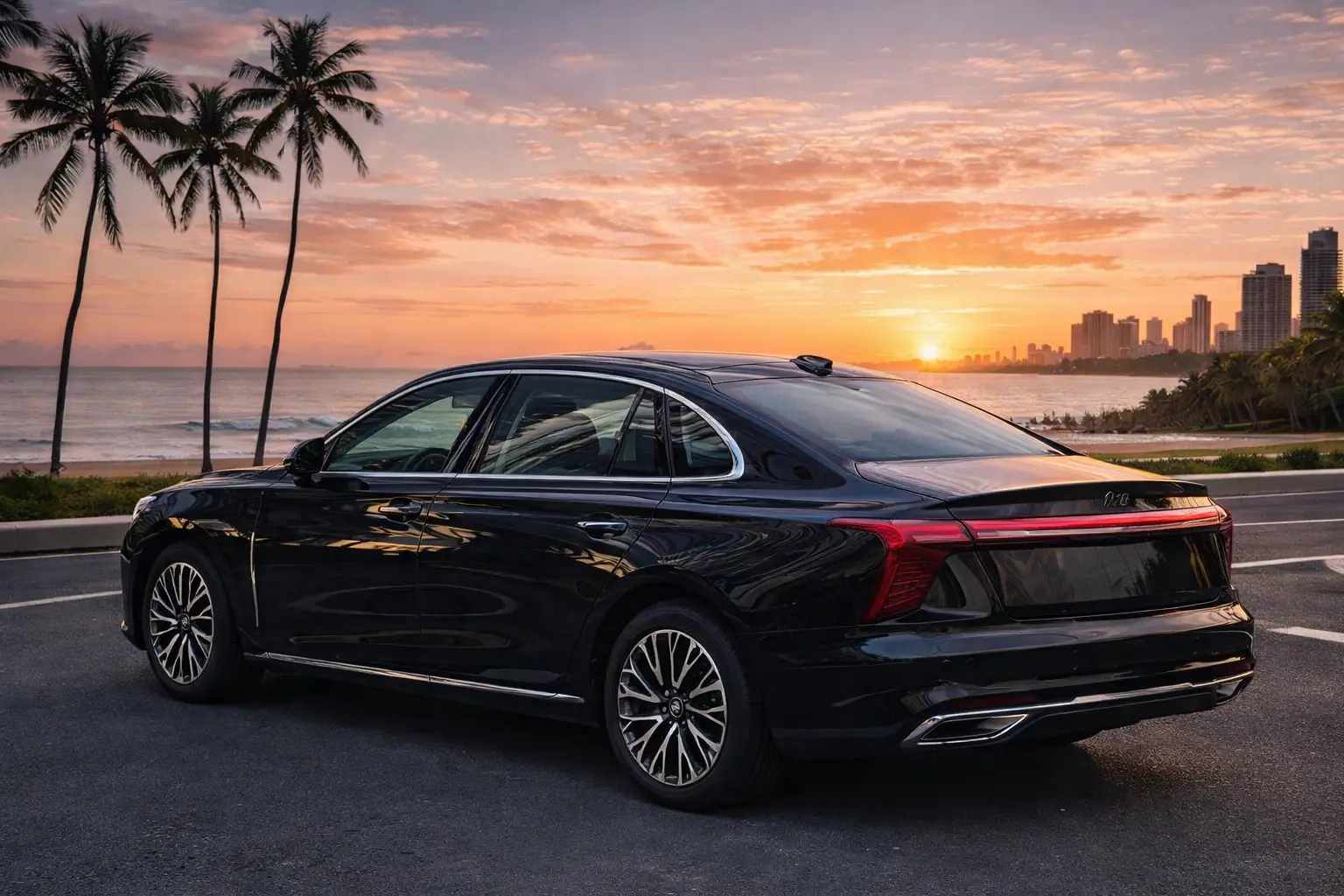 2025 Hongqi H5 rear view