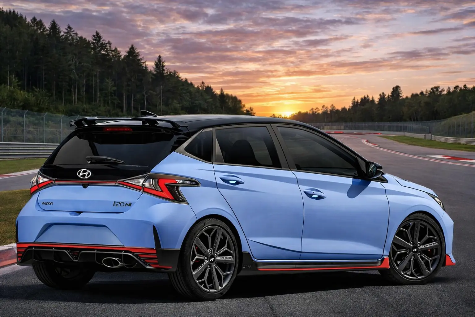 2024 Hyundai i20 rear view