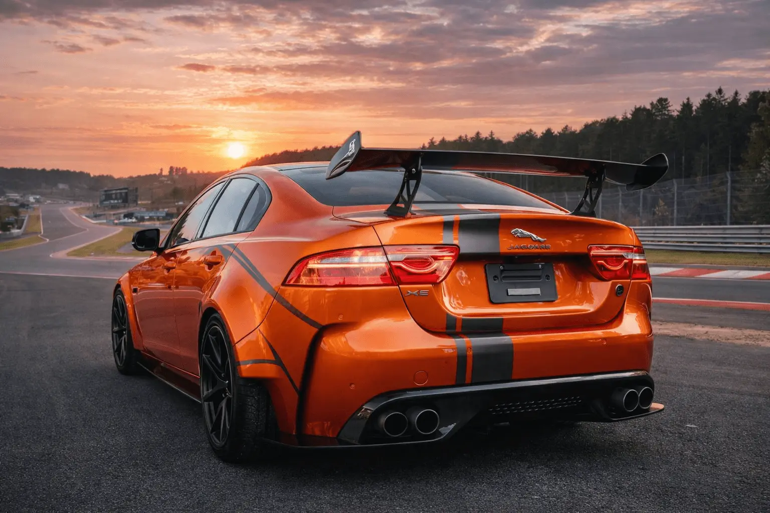 2022 Jaguar XE rear view