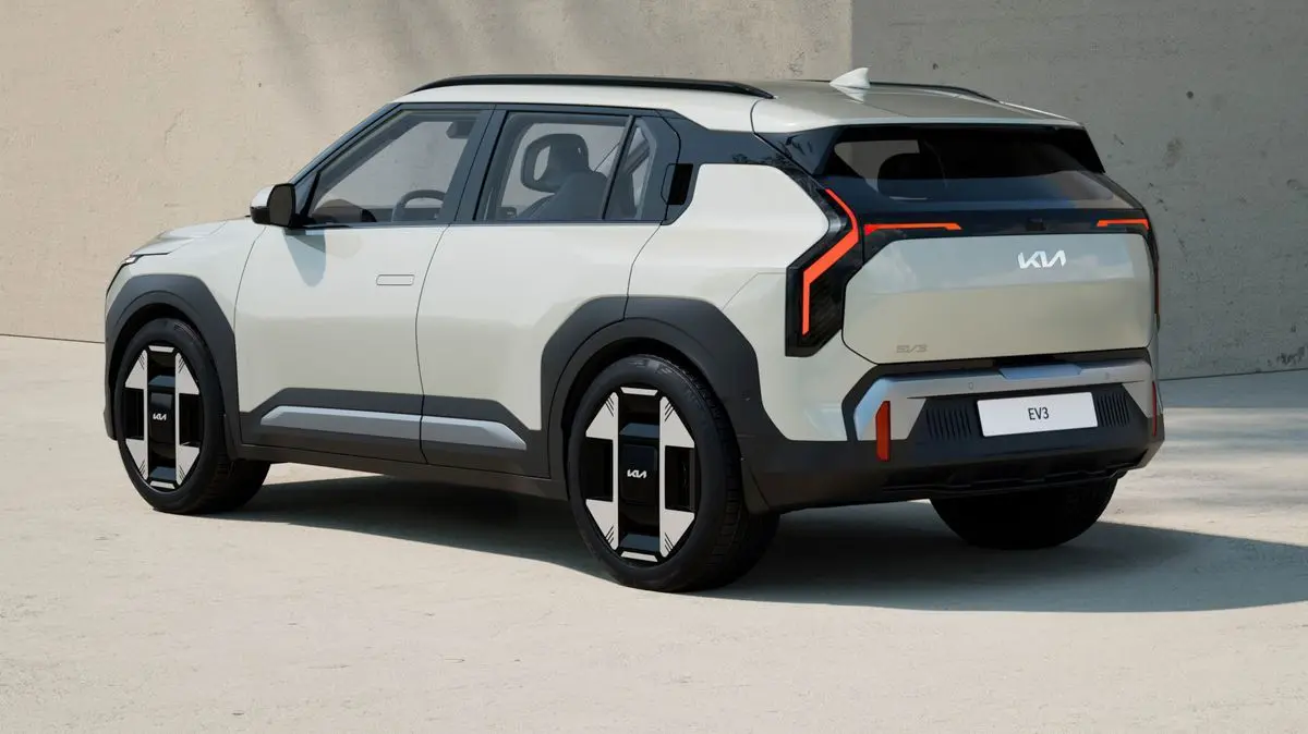 2025 Kia EV3 rear view
