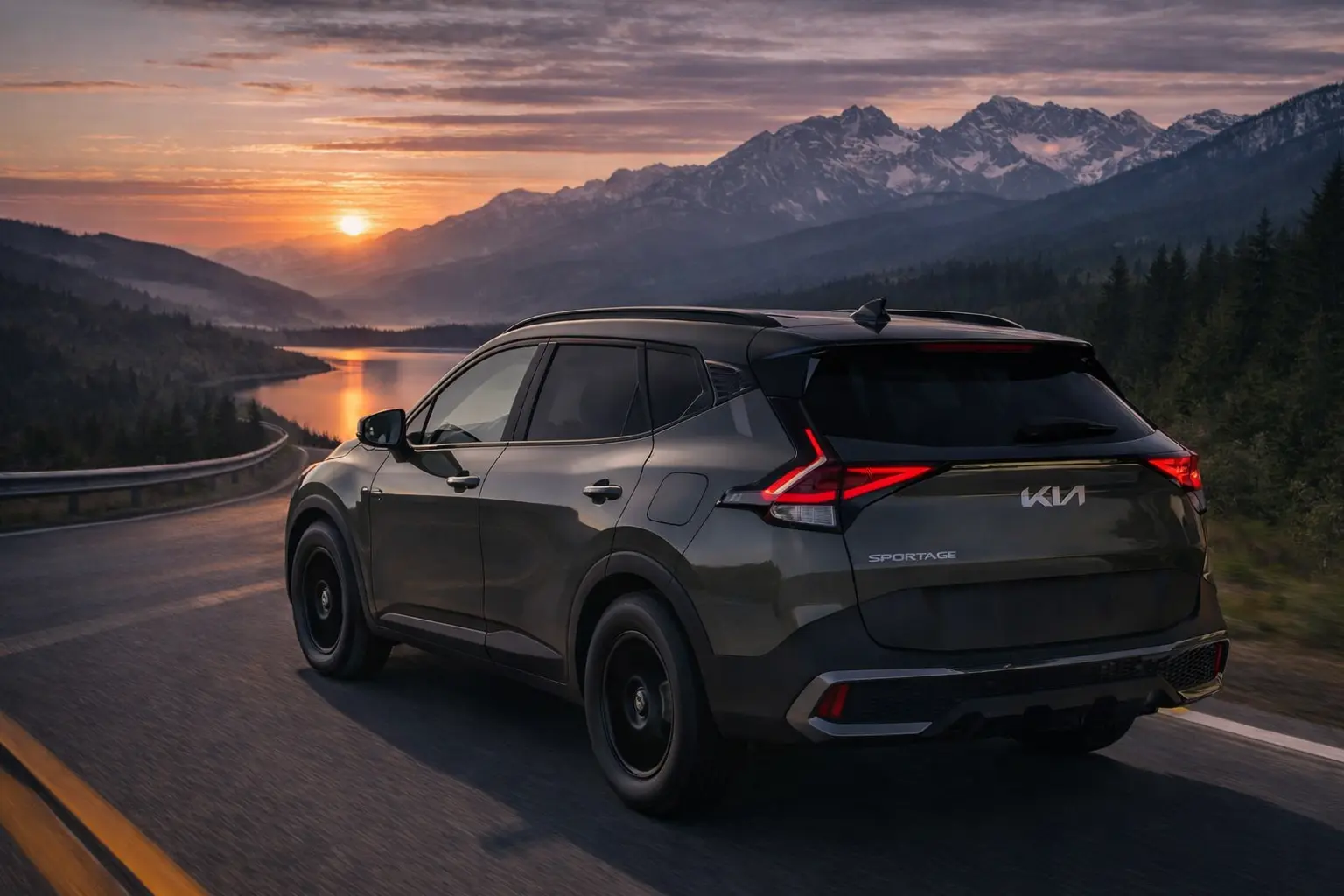 2023 Kia Sportage rear view