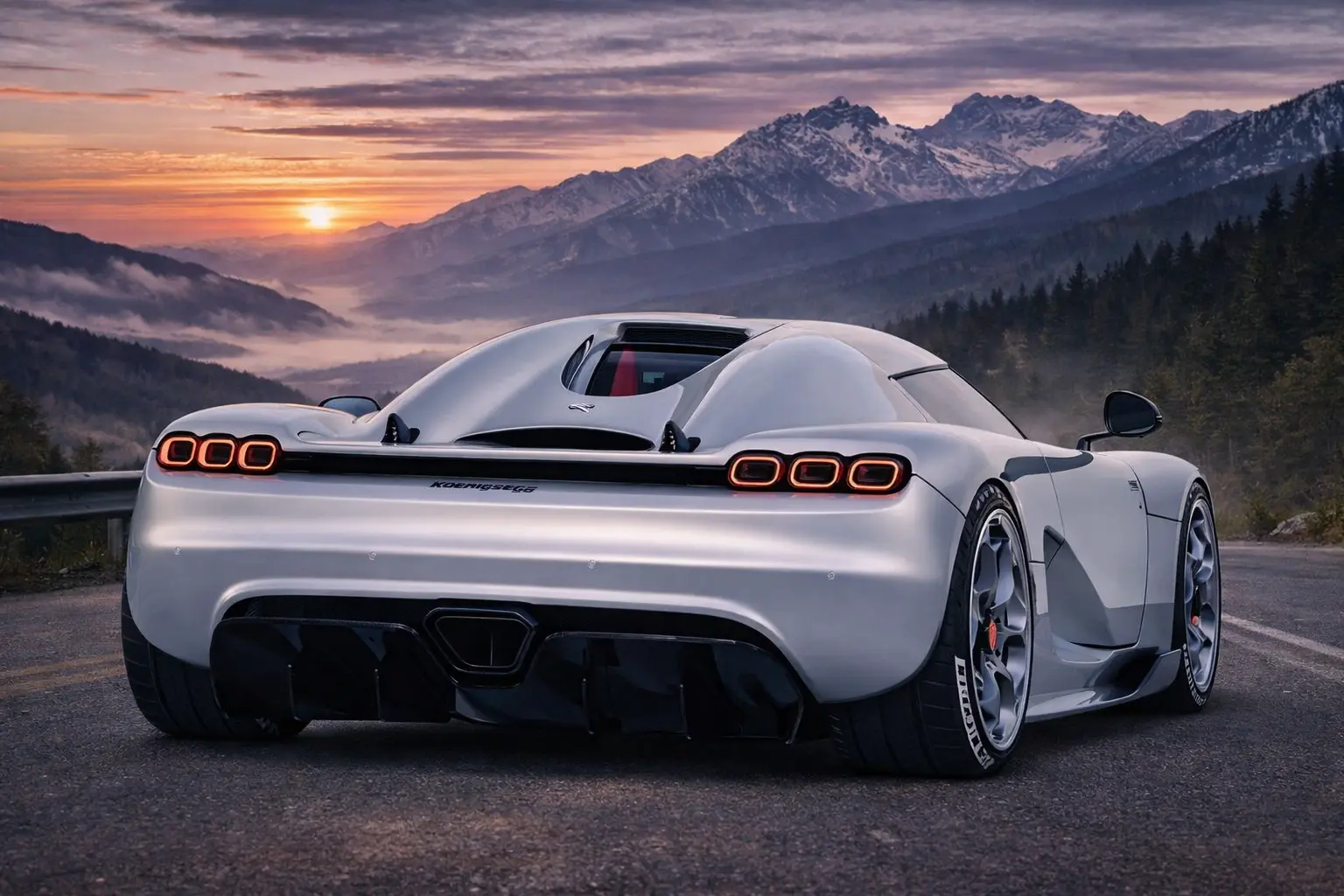 2024 Koenigsegg CC rear view