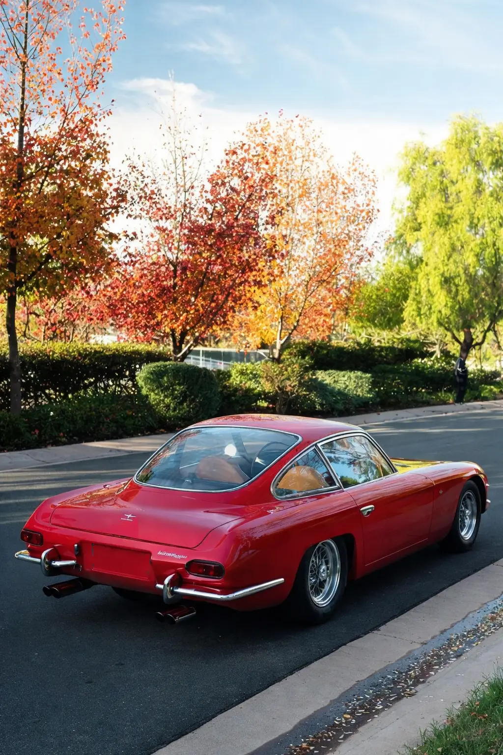 1967 Lamborghini 400 GT rear view