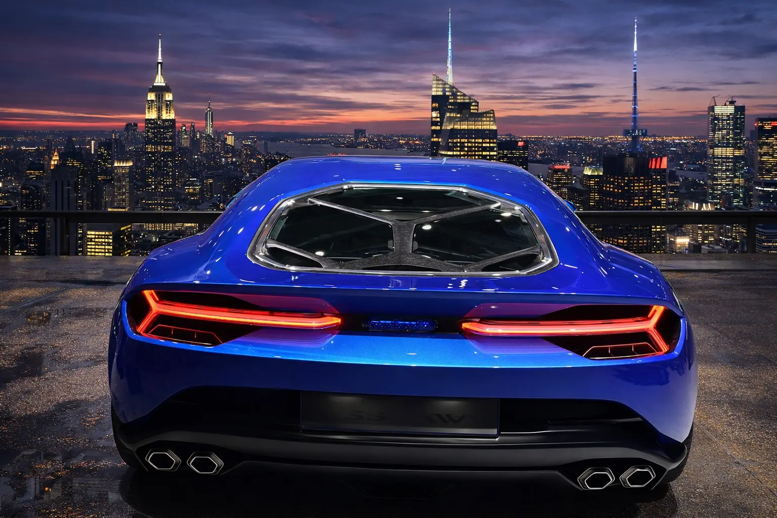 2019 Lamborghini Asterion rear view