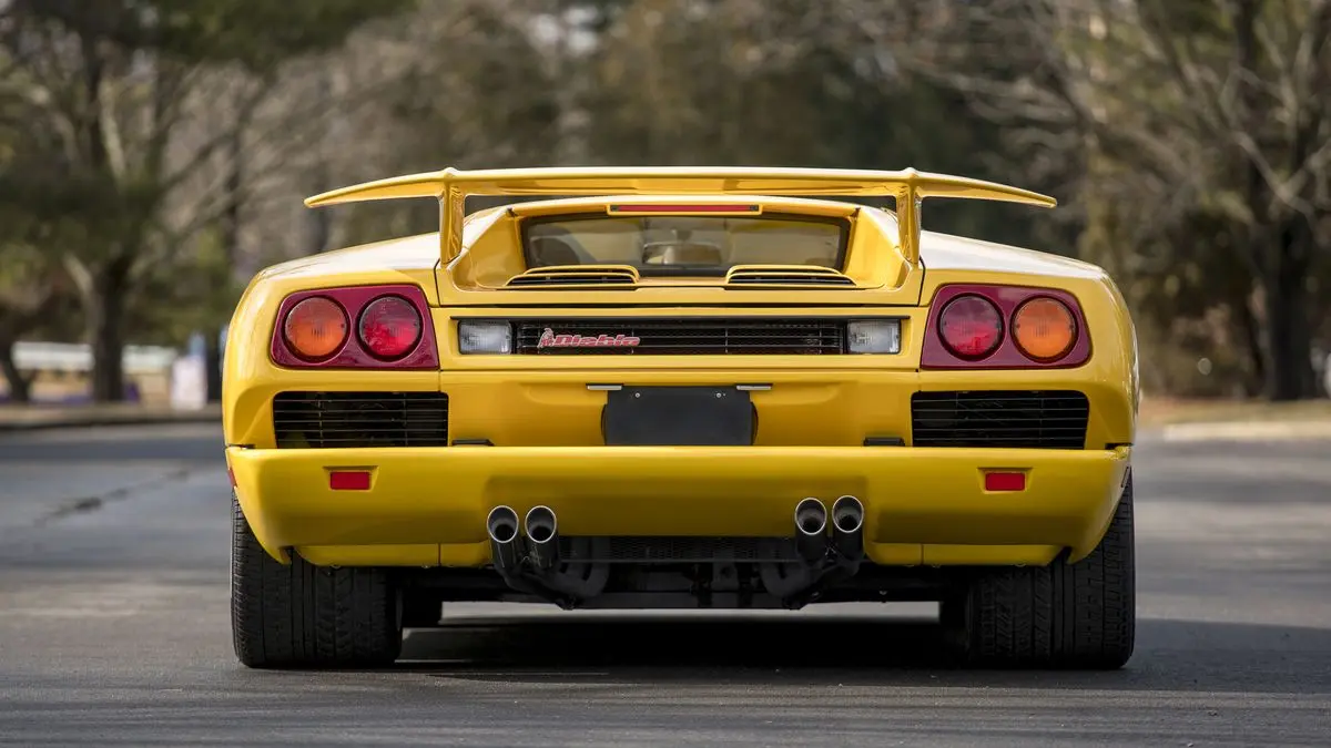 1996 Lamborghini Diablo rear view