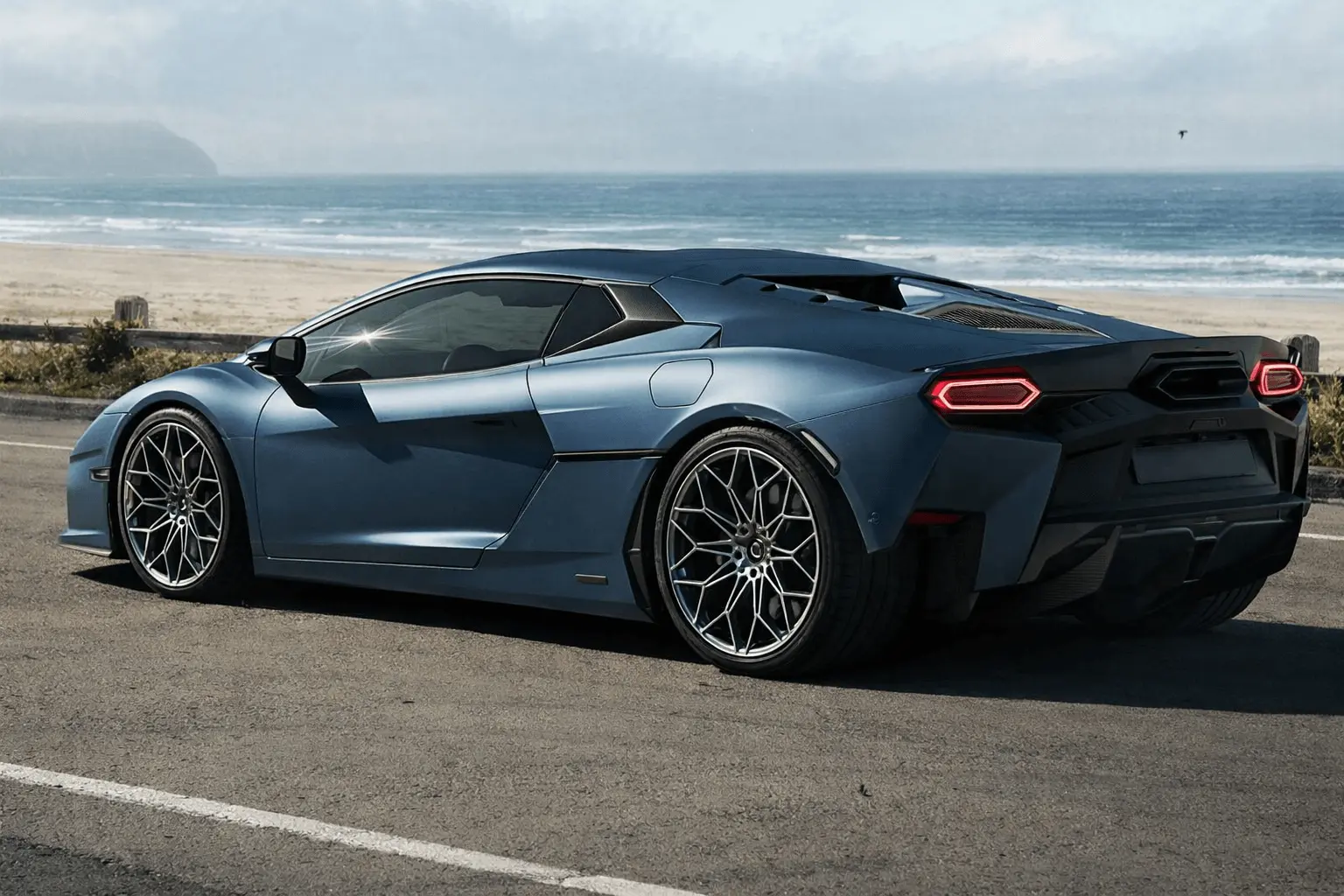 2025 Lamborghini Temerario rear view