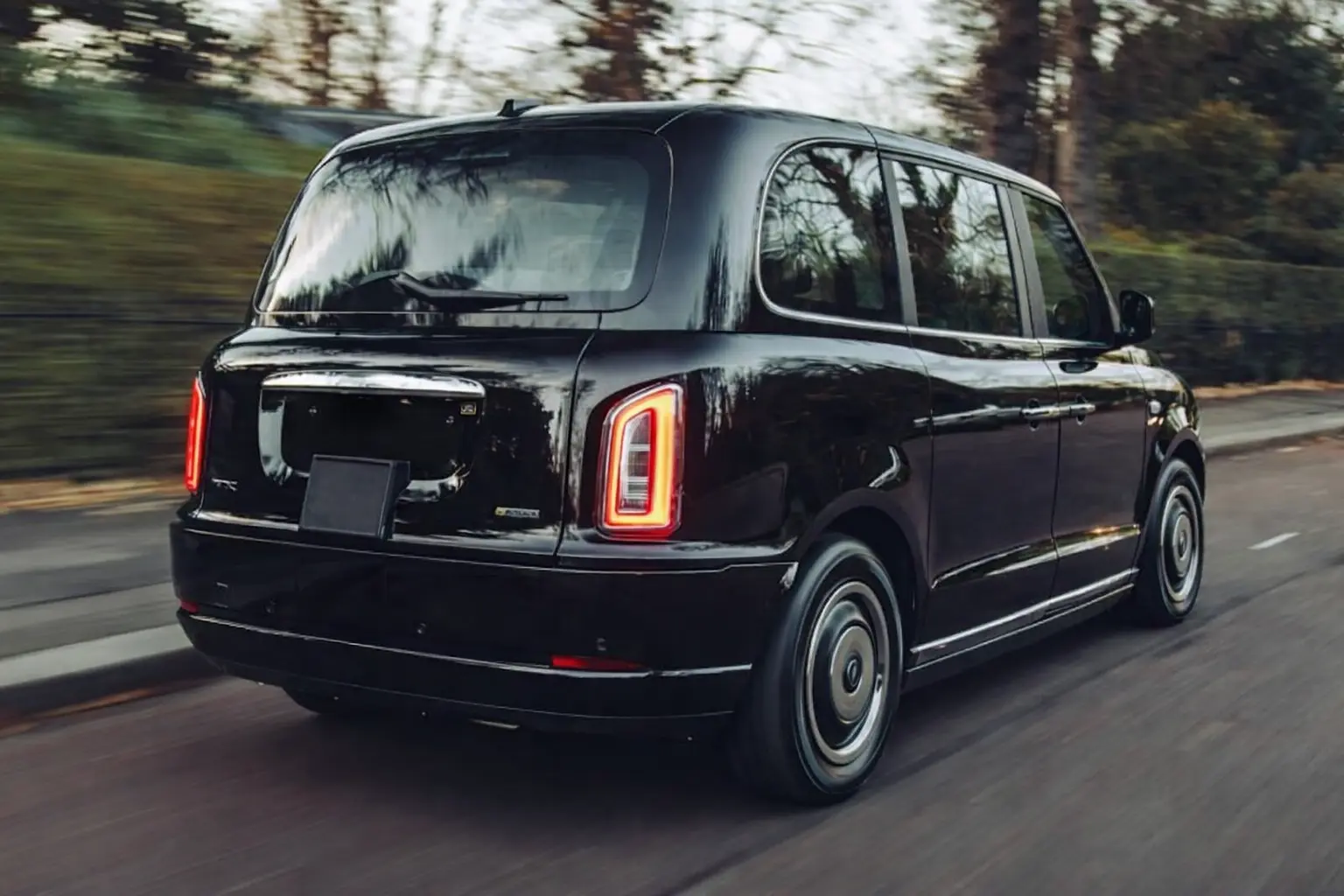 2025 LEVC TX rear view