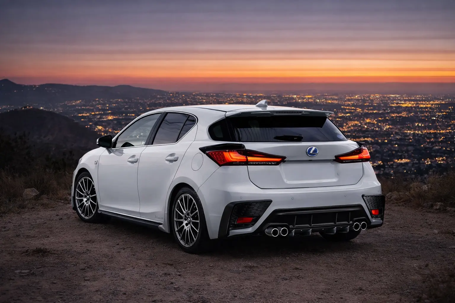 2019 Lexus CT 200h rear view