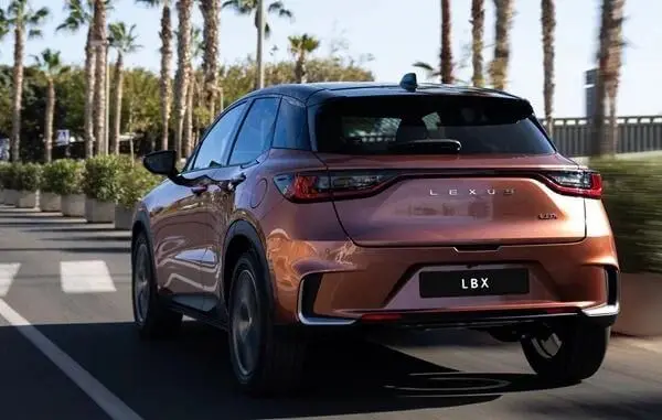 2024 Lexus LBX rear view