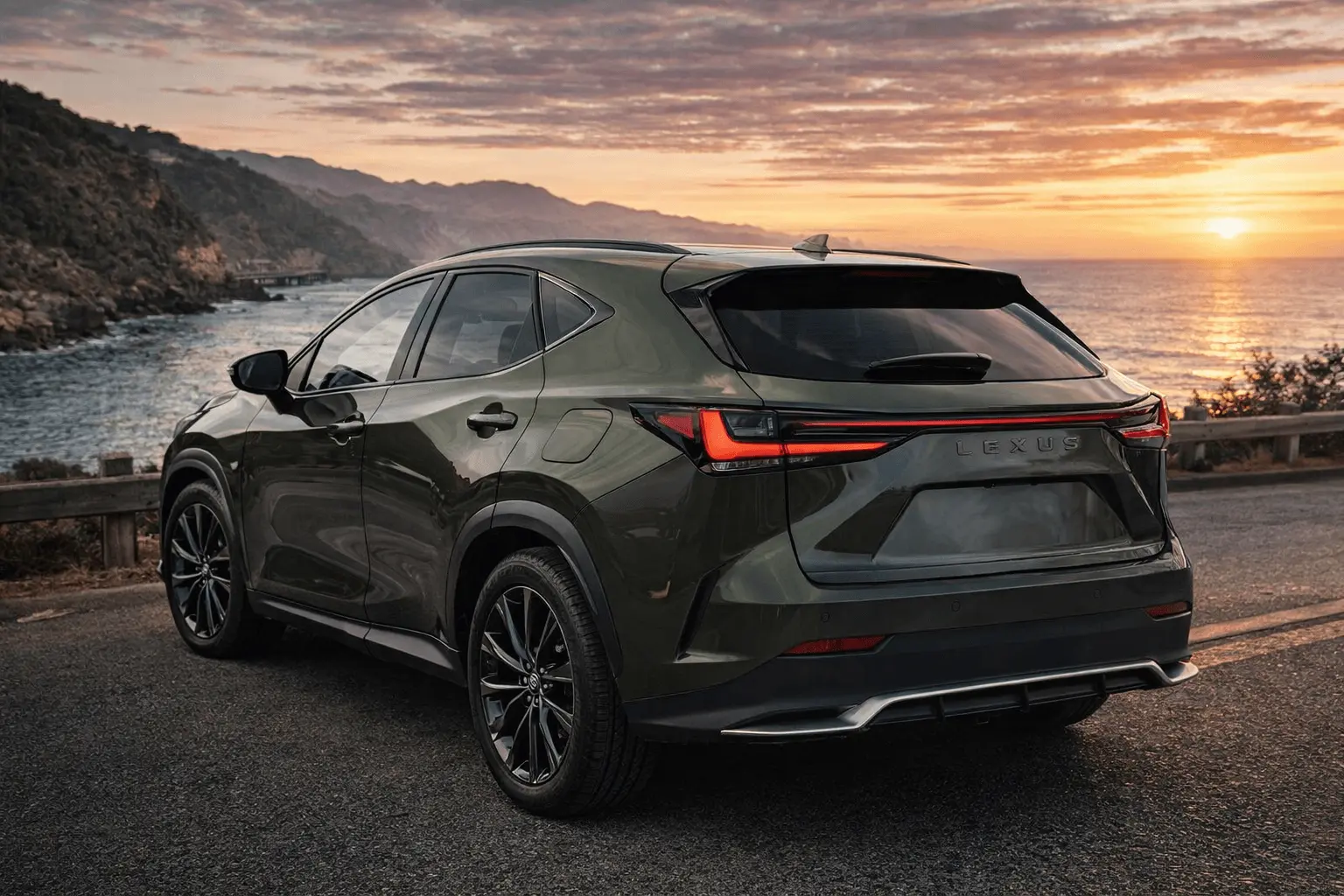 2022 Lexus NX 450h+ rear view
