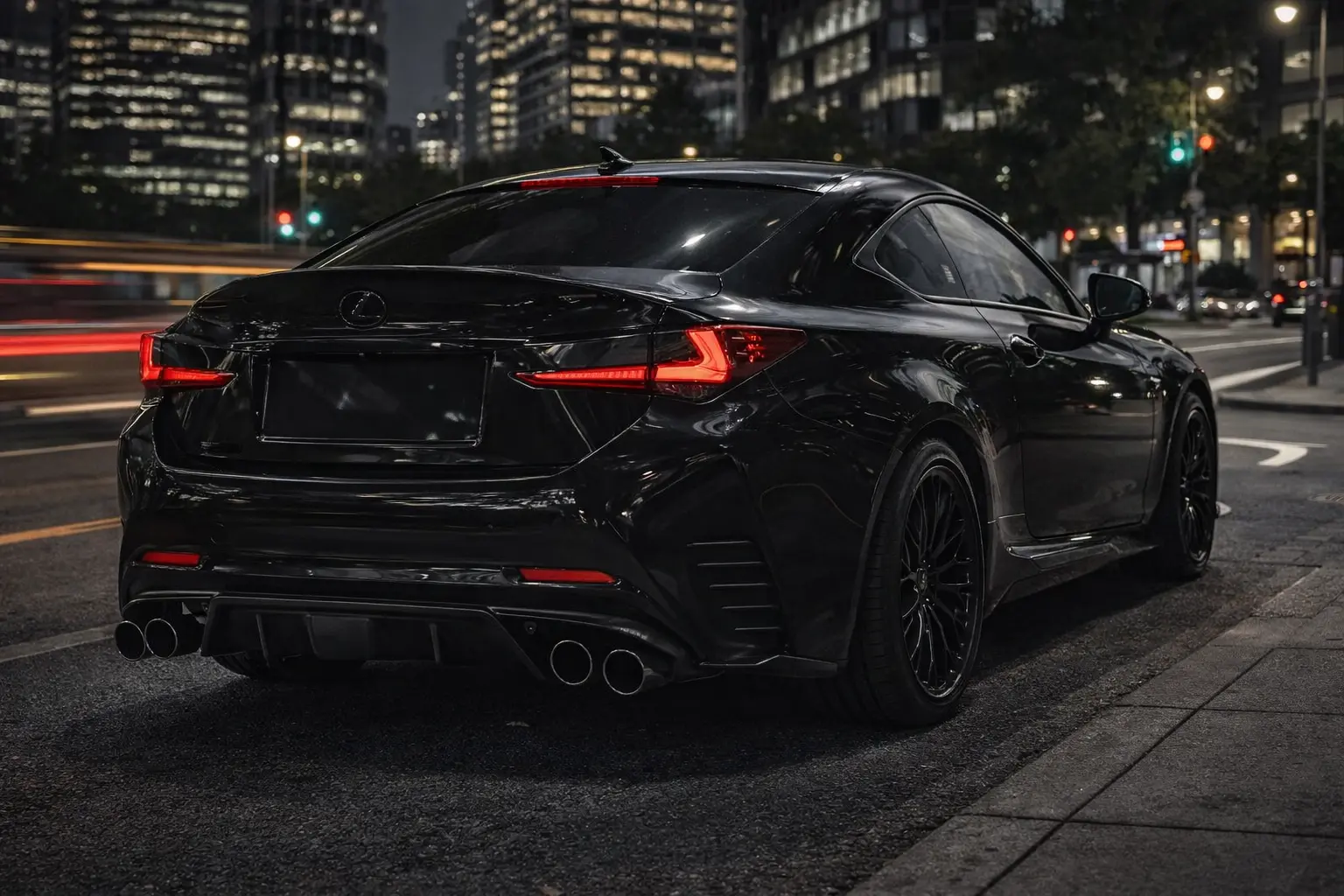 2016 Lexus RC 200t rear view