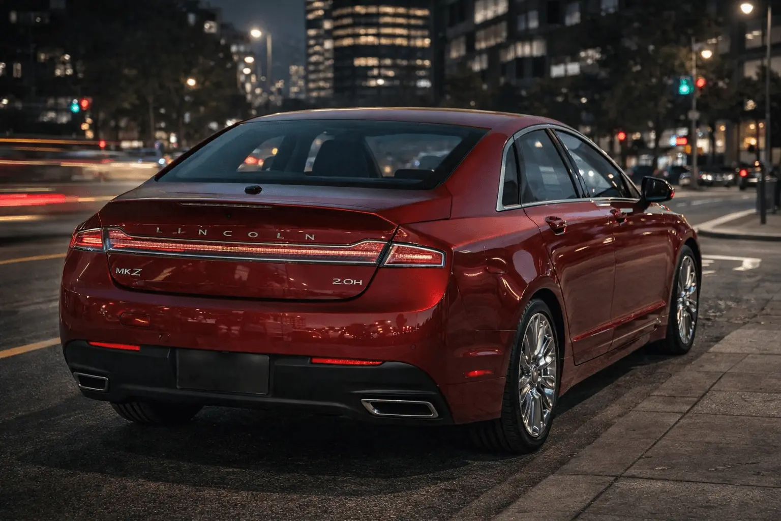 2017 Lincoln MKZ rear view